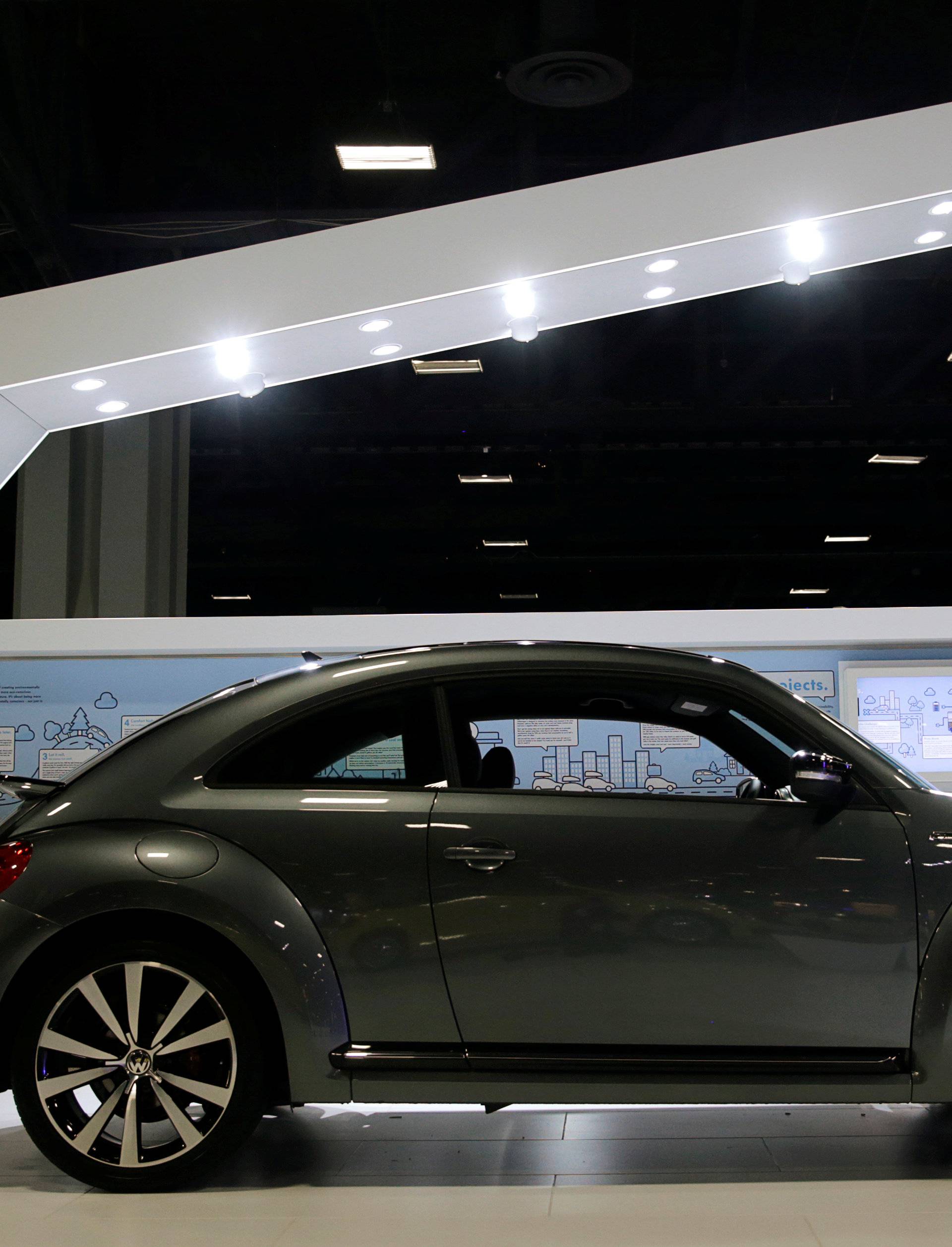 FILE PHOTO: 2015 VW Beetle R Line is seen at Auto Show in Washington