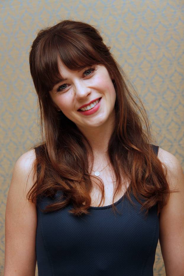 Zooey Deschanel attends "New Girl" Junket - Los Angeles