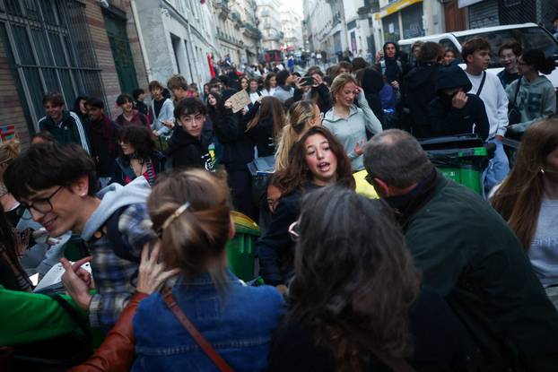 Nationwide day of student protests in France