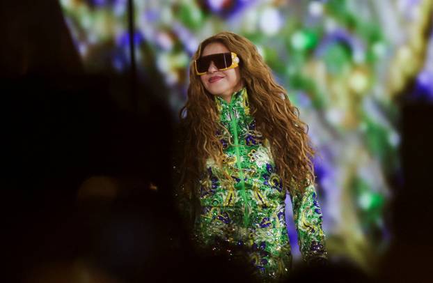 Shakira holds open concert at Copacabana beach in Rio de Janeiro