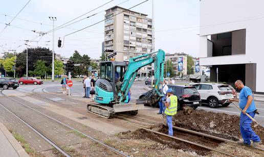 FOTO Radovi na najprometnijem raskrižju u Zagrebu su započeli