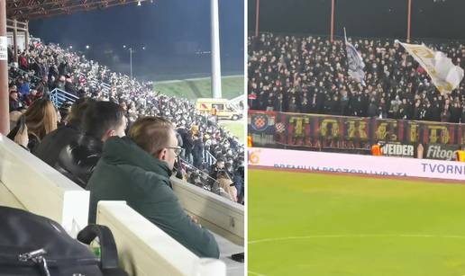 VIDEO Cijeli stadion u Velikoj Gorici zagrmio: 'Navijamo za Hajduka! Hoćemo pobjedu'