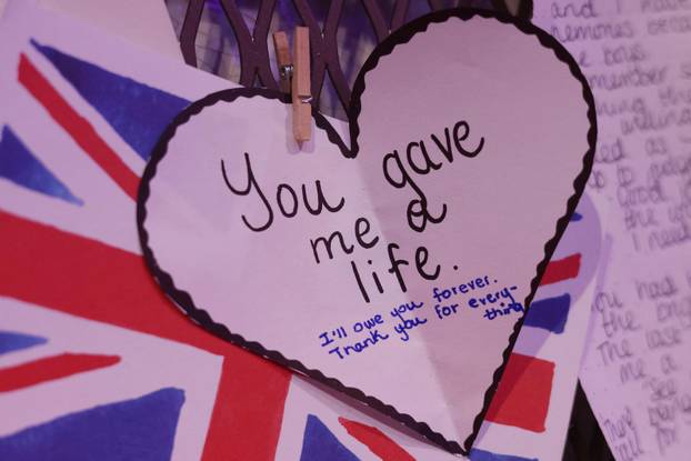 Tributes to Liam Payne in London