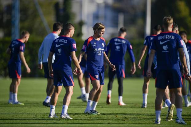 Zagreb: Trening hrvatske nogometne reprezentacije