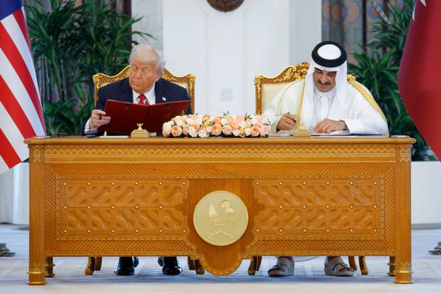 U.S. President Trump visits Qatar