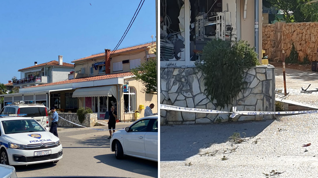 Eksplozijom raznio bankomat na Krku i opljačkao: 'Dočekala me gužva, policija, puno stakla'