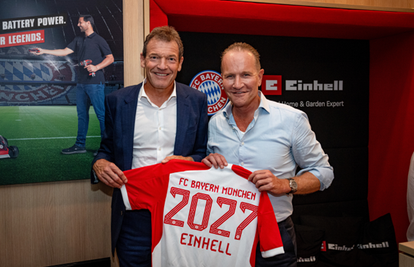 Einhell Germany AG produljuje partnerstvo  s FC Bayernom