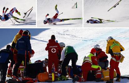 Užas u Kitzbühelu: Razbio se pred ciljem jureći više od 140 km/h i ostao nepomično ležati