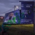 VIDEO Traktor protiv HDZ-a: Bijesni vozač rušio predizborni jumbo plakat Sanje Borovec!