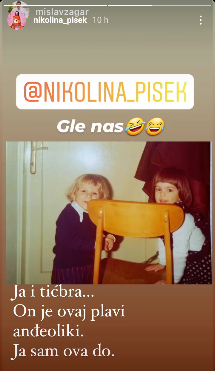 Nikolina Pišek se prisjetila svog djetinjstva: Bratić joj je političar
