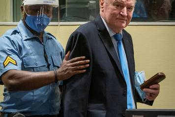 Former Bosnian Serb commander Mladic appeal judgement at UN court in The Hague