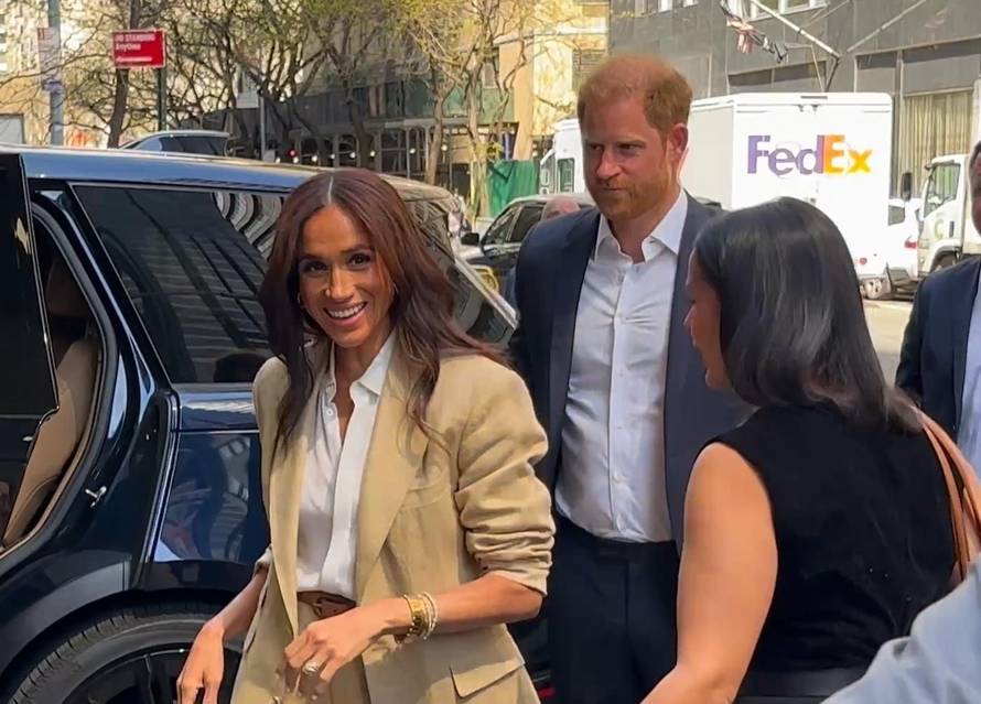 Meghan Markle and Prince Harry spotted in New York