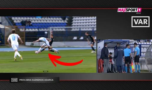 Poslu&scaron;ajte komunikaciju VAR-a i suca kod penala za Rijeku: 'Daj mi kameru iza gola, a ne ovu...'
