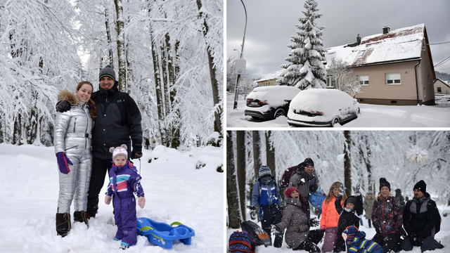Prvi snijeg zabijelio je Delnice: 'Jedva smo čekali da padne. Nekad ga je bilo i dva metra'