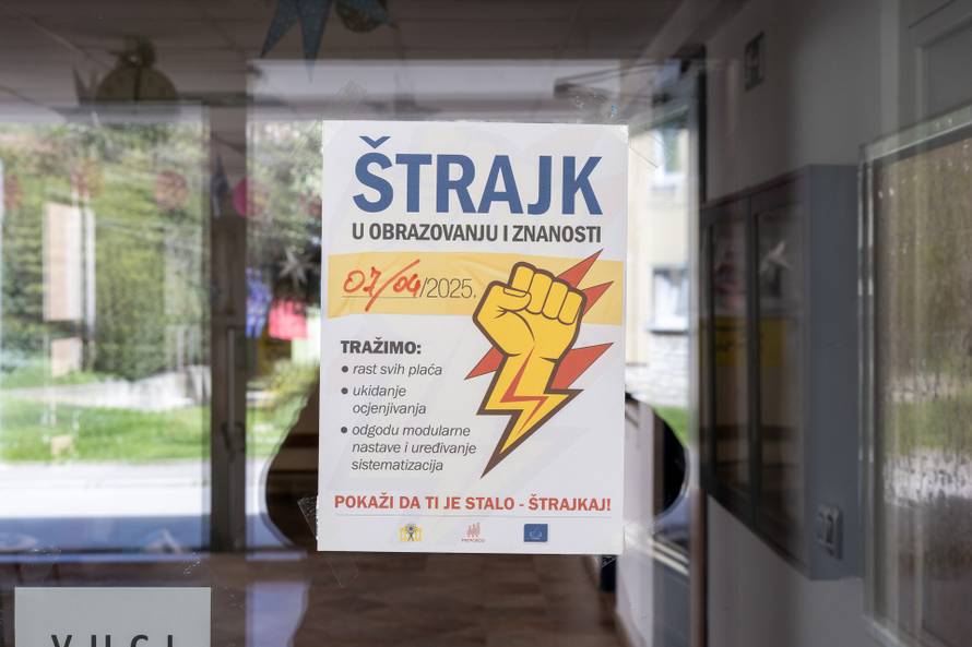 Pula: Štrajk u obrazovanju i znanosti u regiji Zapadna Hrvatska