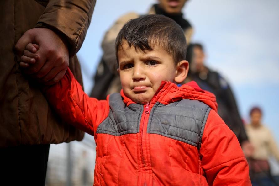 Migranti na graničnom prijelazu Pazarkule između Turske i Grčke