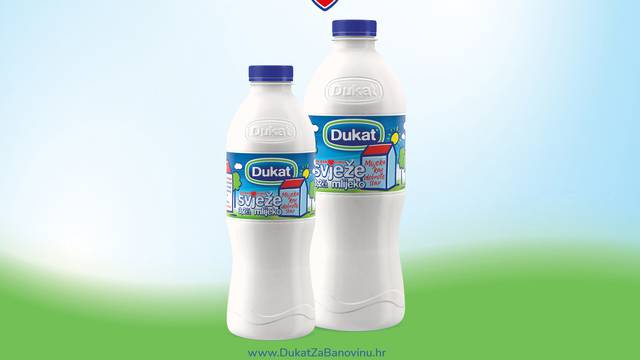 Dukat se odriče 50 lipa od svake prodane boce svježeg mlijeka za pomoć stanovnicima Banovine