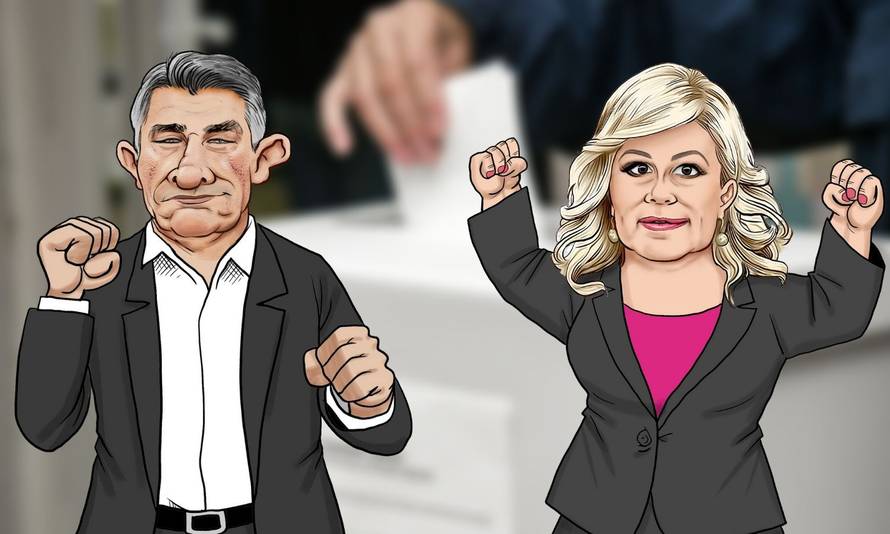 Drama do kraja: Milanović vodi i dalje, Kolinda ga prati u stopu