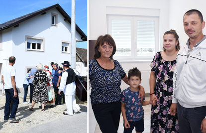 Šesteročlanoj obitelji iz Banovine, čiji je dom uništen u potresu, donirali su novu kuću