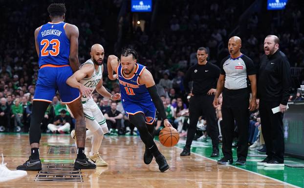 NBA: Playoffs-New York Knicks at Boston Celtics
