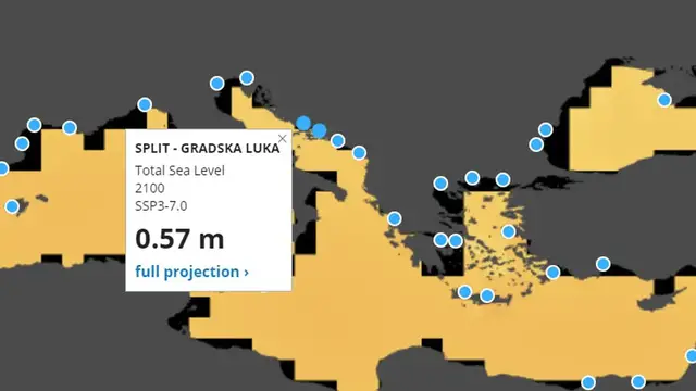 NASA izradila mapu: Na ovoj karti pogledajte koliko će rasti razina mora u vašem mjestu