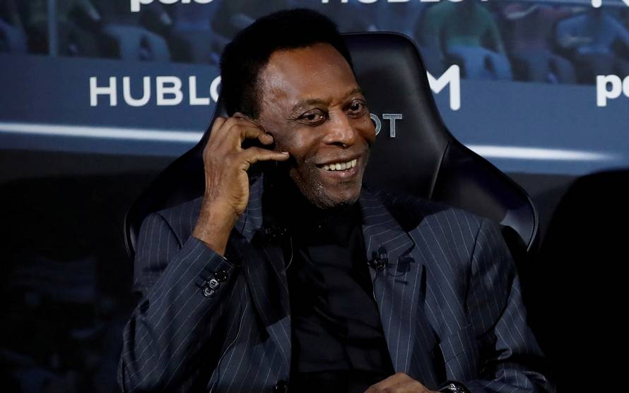 FILE PHOTO: Brazilian soccer legend Pele is seen in Paris