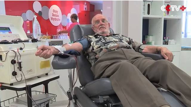 Spasio je milijune djece: Svoju je krv darivao pune 63 godine