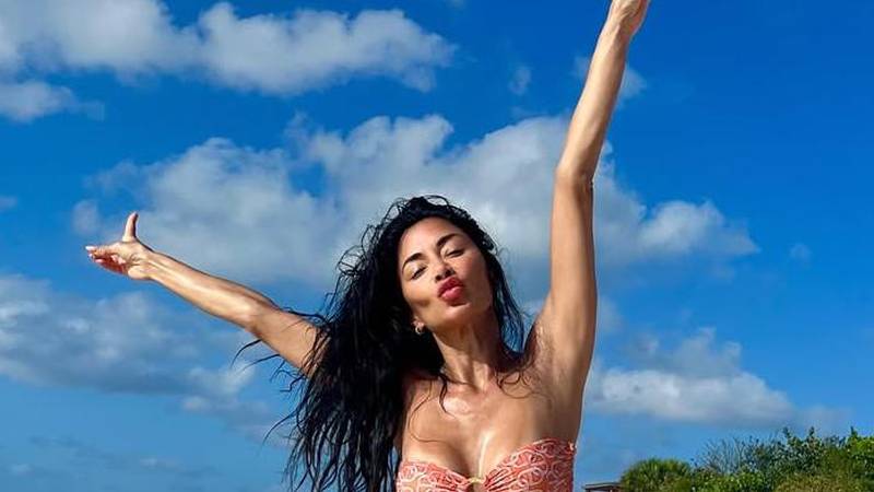 FOTO Kakva seksi figura! Nicole Scherzinger je pozirala u badiću pa pokazala isklesano tijelo