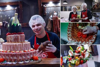 Torta od pršuta i slanine, buketi bez cvijeća: Slavica od domaćih delicija pravi 'mesnu poeziju'