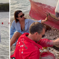 Seve se primila posla: Pomogla je ribaru obnoviti njegov čamac