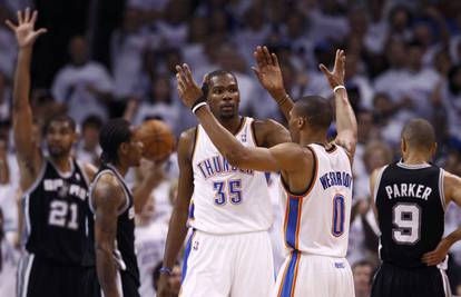 Spursi na koljenima, Oklahoma City Thunder u finalu NBA lige!