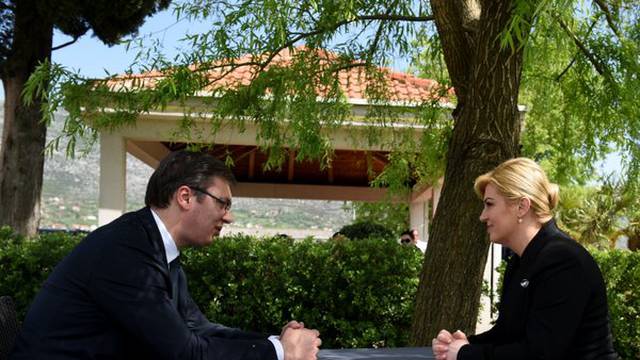 Sastali se Kolinda i Vučić: 'Nije istina da su  odnosi zategnuti'