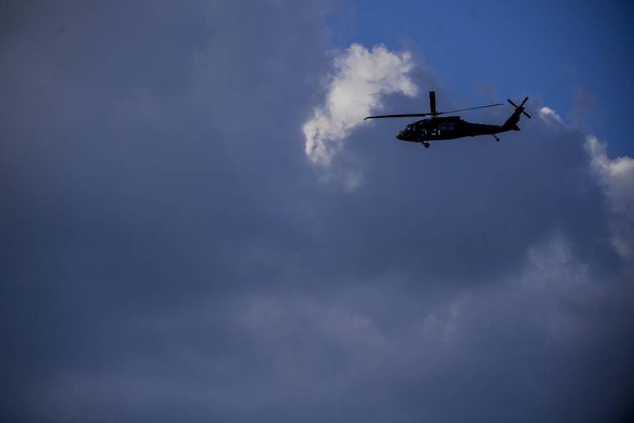 Zagreb: Generalna proba svečanog vojnog mimohoda - zračne snage 