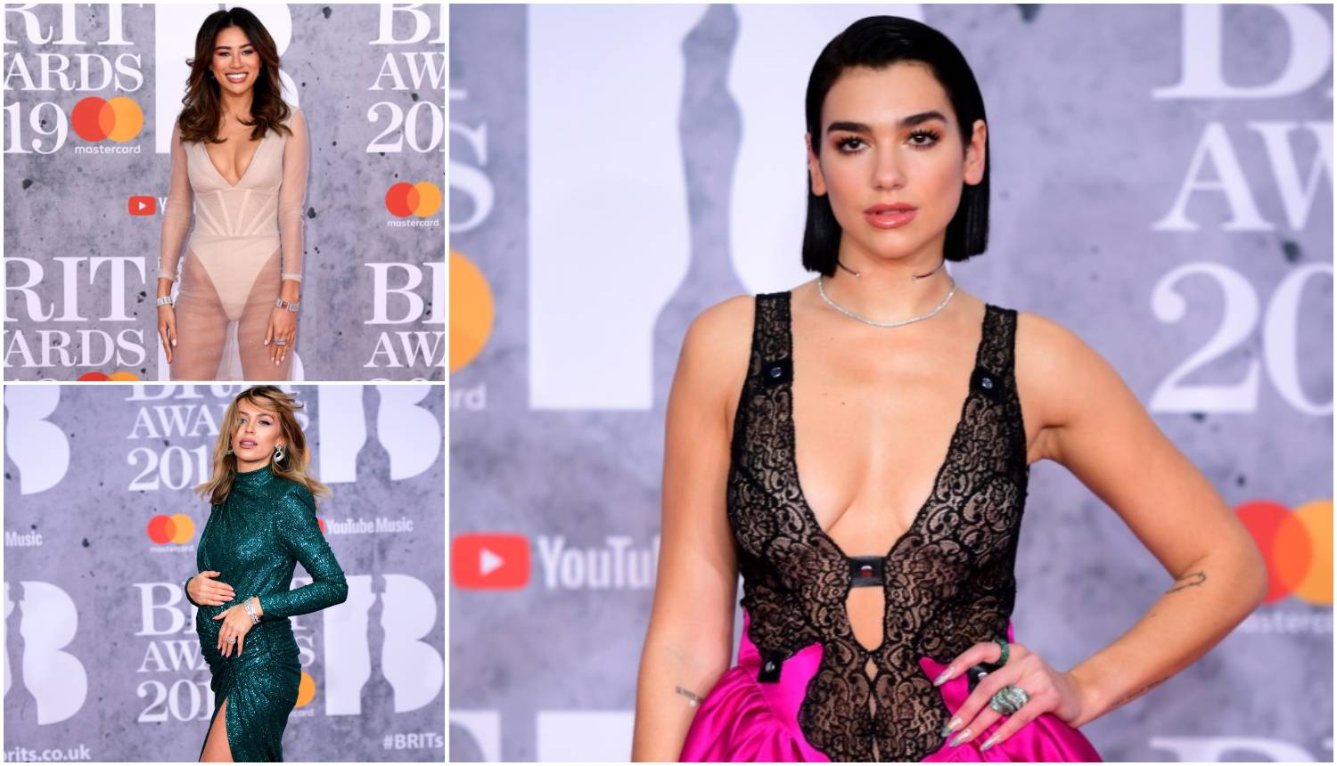 Parada kiča: Dua Lipa u čipki, pokazala je dekolte do pupka