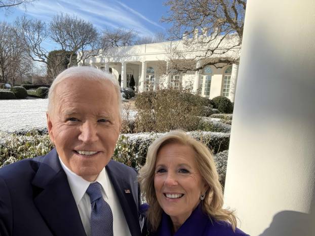 U.S President Joe Biden White House Departure Selfie, Washington, Dc, United States of America - 20 Jan 2025