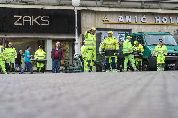 Zagreb: Atmosfera na Trgu bana Jelačića povodom norijade
