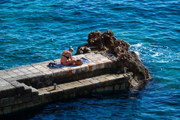Oni hrabriji u Dubrovniku ušli su i u more