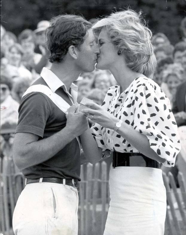 Prince Of Wales At Polo 1986 Prince Charles In Luck... Kiss From Princess Diana The Royals Were Out Presenting Prizes Again Yesterday. Princess Diana Did So Beautifully But Prince Michael Of Kent Showed Himself Something Of A Butterfingers. Diana Tur