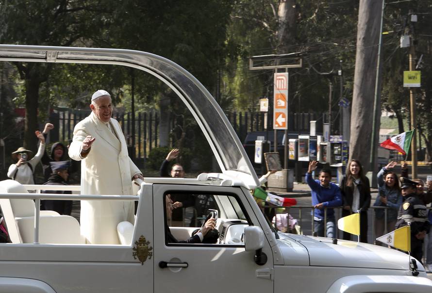 Papa je pozvao na izgradnju Meksika bez trgovaca smrti