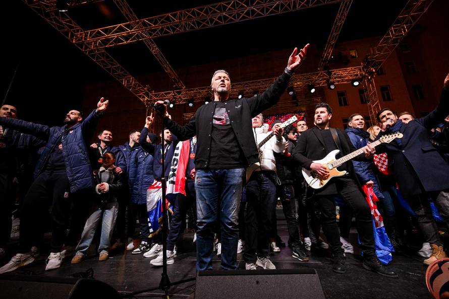 Zagreb: Svečani doček rukometnih reprezentativaca nakon osvojene bronce na Europskom prvenstvu