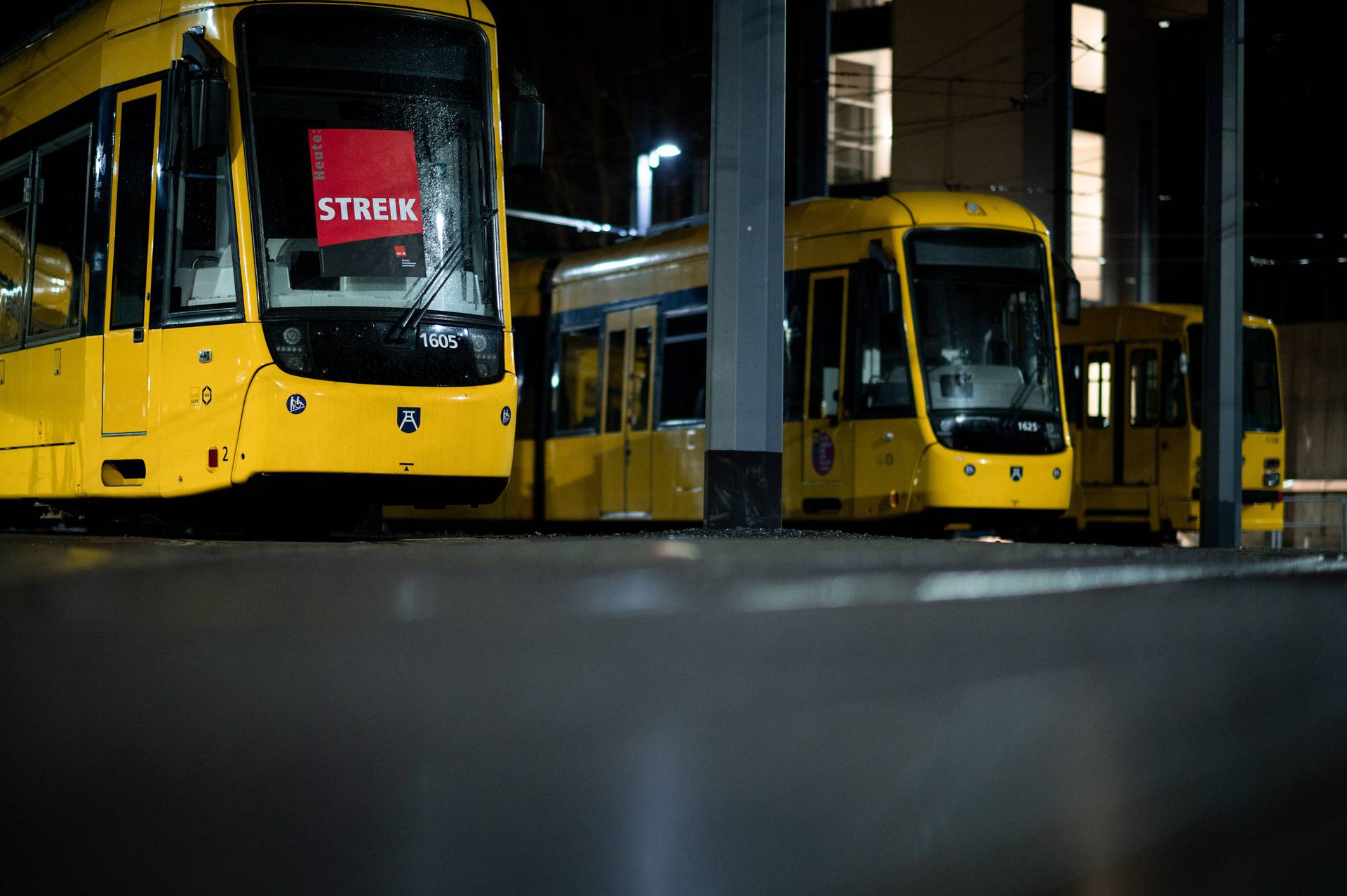 Warning strikes in local public transport - Essen