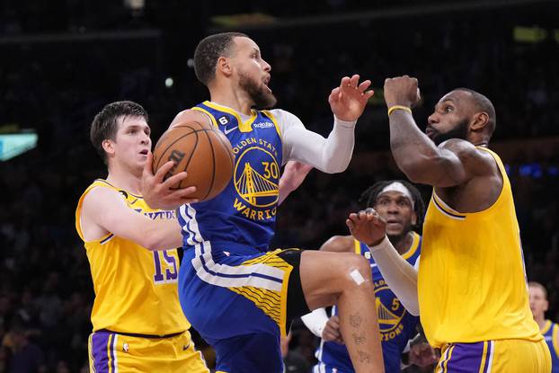 NBA: Playoffs-Golden State Warriors at Los Angeles Lakers