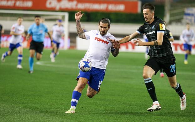 Split: Hajduk i Rijeka susreli se u utakmici 20. kola HNL-a 