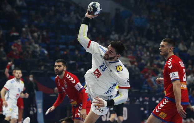 EHF 2022 Men's European Handball Championship - Group C - France v Serbia