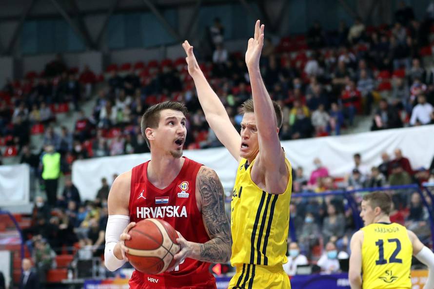 Zagreb: Kvalifikacijska utakmica Hrvatska - Švedska za košarkaško SP 2023. godine
