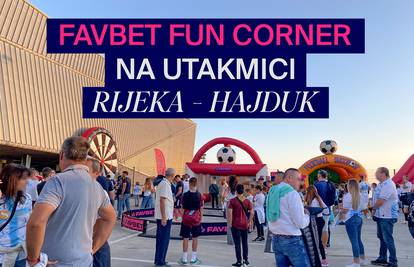 Favbet Fun Cornerom osigurao navijačima NK Rijeke i NK Hajduka nezaboravne trenutke