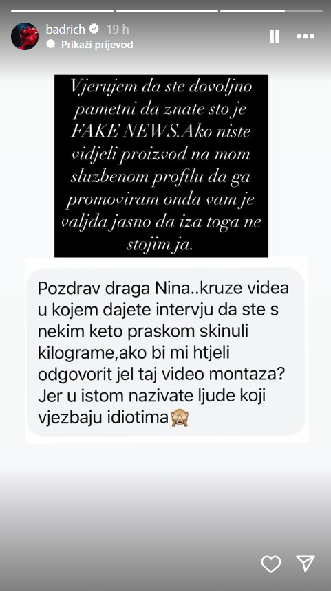 Zvijezde na udaru prevaranata! Nina Badrić: 'Ne stojim iza toga' Grše: 'Koji monstrumi to rade?'