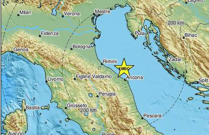 Ne miruje tlo u Italiji! Novi potres jačine 4.5 po Richteru: 'Bilo je kratko, ali intenzivno'