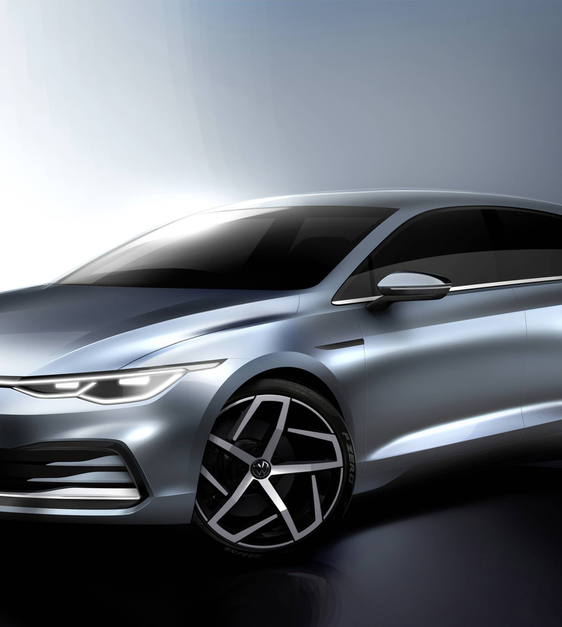 The all-new Golf (design sketch)