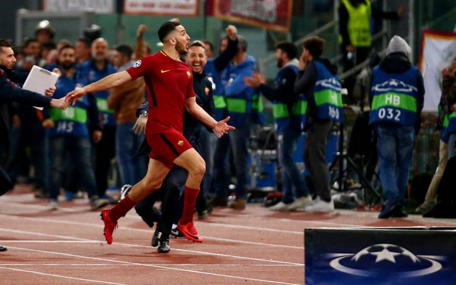 Champions League Quarter Final Second Leg - AS Roma vs FC Barcelona